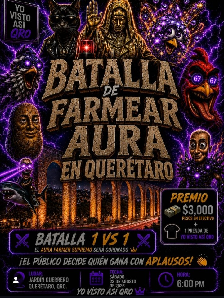 Batalla de Aura Farmer — Querétaro